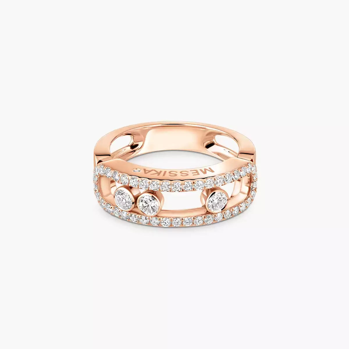 [ElanLuxe Jewelry] Move Gold Diamond Pave_ Ring