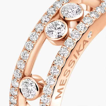 [ElanLuxe Jewelry] Move Gold Diamond Pave_ Ring