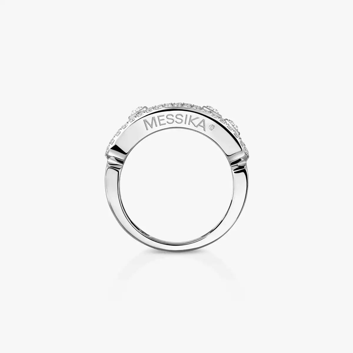 [ElanLuxe Jewelry] Move Gold Diamond Pave_ Ring