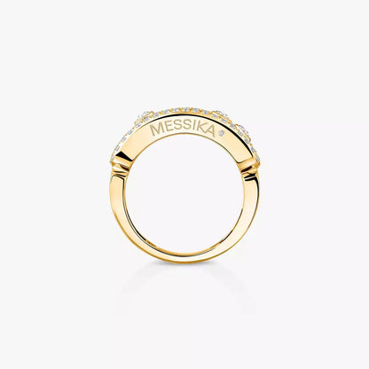 [ElanLuxe Jewelry] Move Gold Diamond Pave_ Ring
