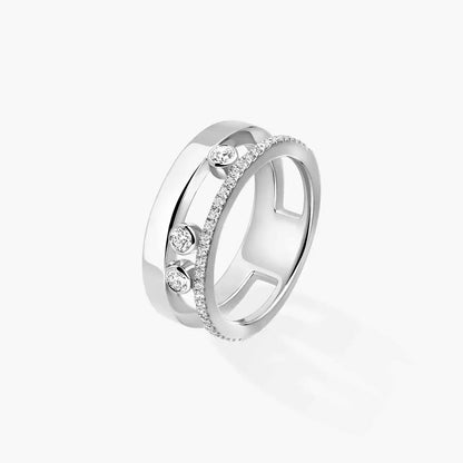 [ElanLuxe Jewelry]Move Romane Diamond Ring