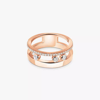 [ElanLuxe Jewelry]Move Romane Diamond Ring