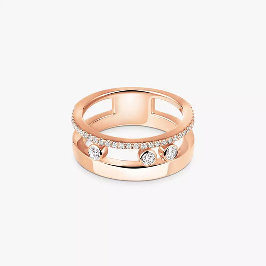 [ElanLuxe Jewelry]Move Romane Diamond Ring