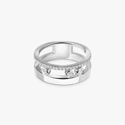 [ElanLuxe Jewelry]Move Romane Diamond Ring