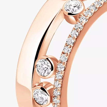 [ElanLuxe Jewelry]Move Romane Diamond Ring