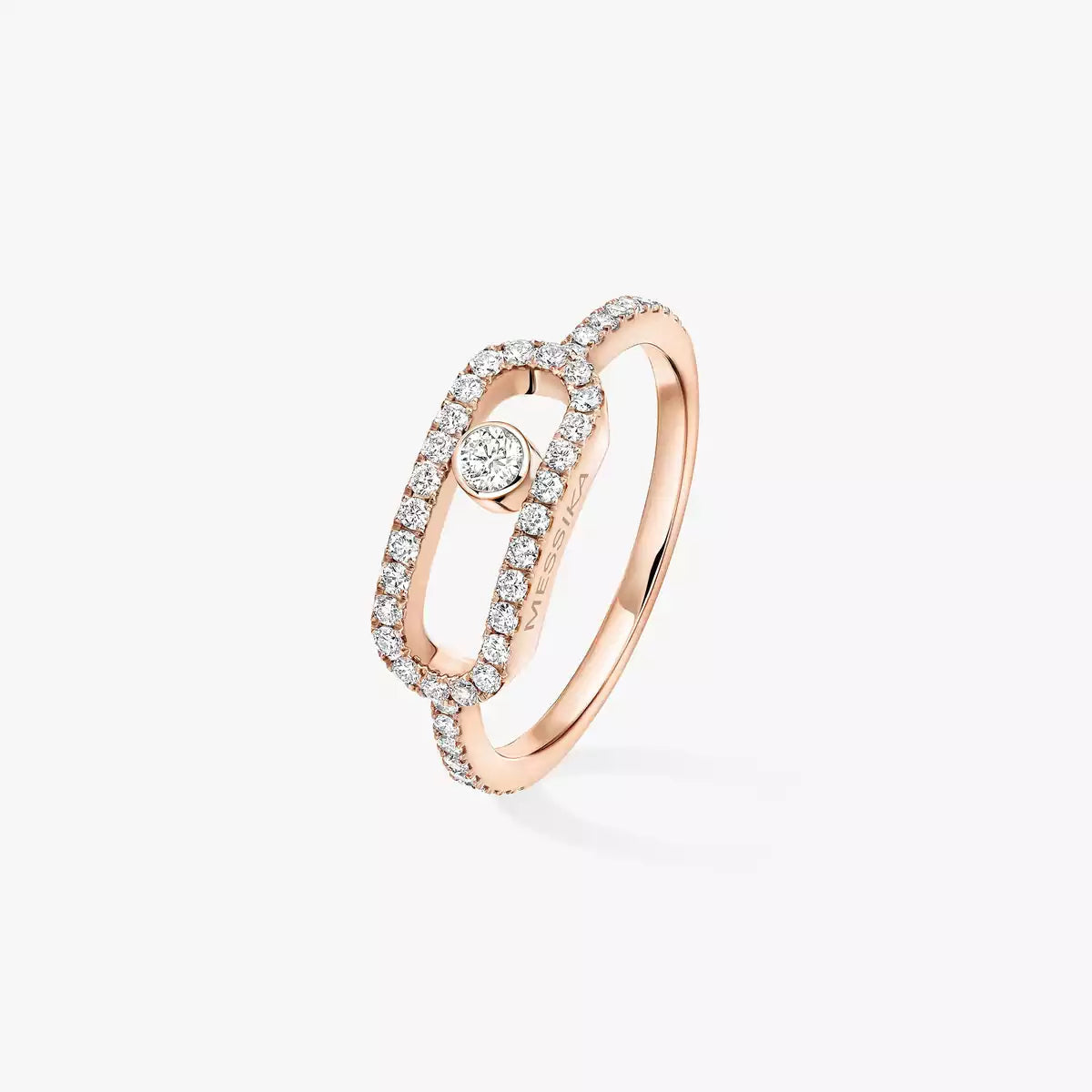 [ElanLuxe Jewelry]Move Uno Diamond Ring in Gold