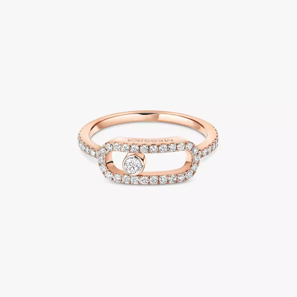 [ElanLuxe Jewelry]Move Uno Diamond Ring in Gold