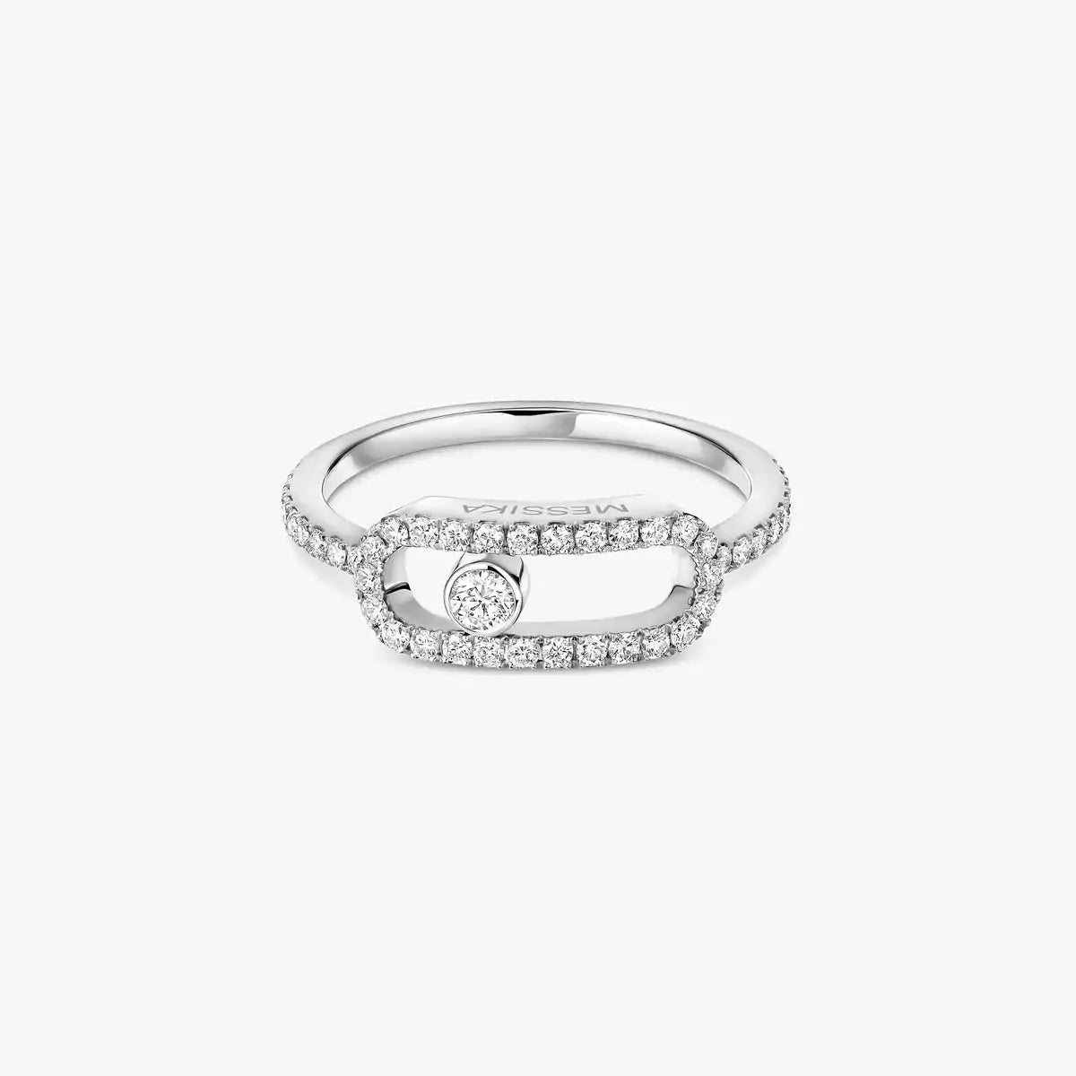 [ElanLuxe Jewelry]Move Uno Diamond Ring in Gold