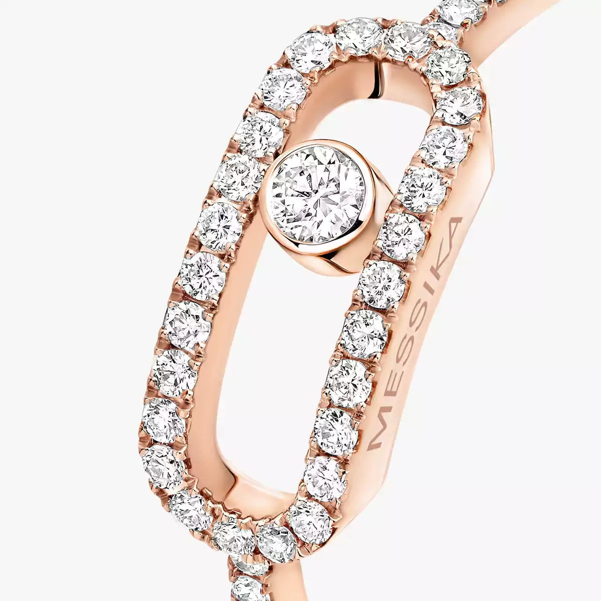 [ElanLuxe Jewelry]Move Uno Diamond Ring in Gold