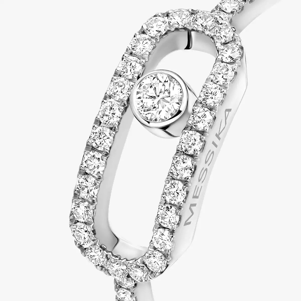 [ElanLuxe Jewelry]Move Uno Diamond Ring in Gold