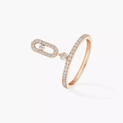 [ElanLuxe Jewelry]Move Uno Diamond Ring