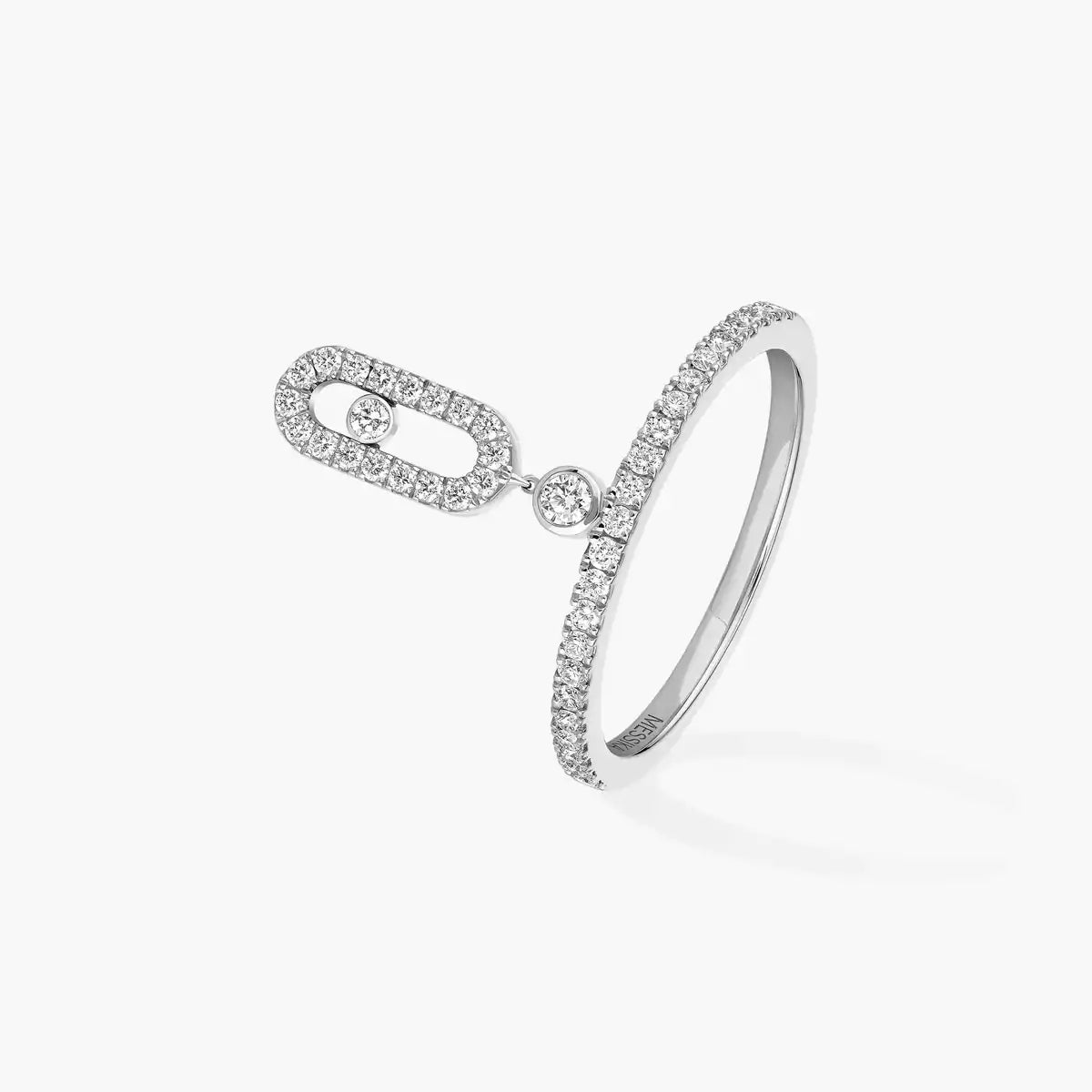 [ElanLuxe Jewelry]Move Uno Diamond Ring