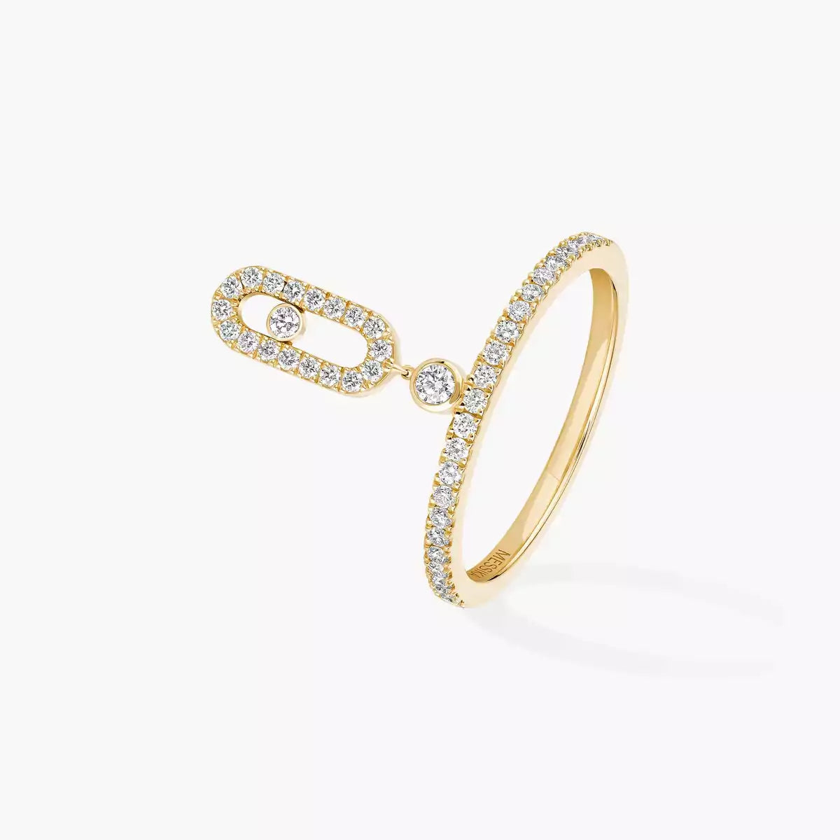 [ElanLuxe Jewelry]Move Uno Diamond Ring