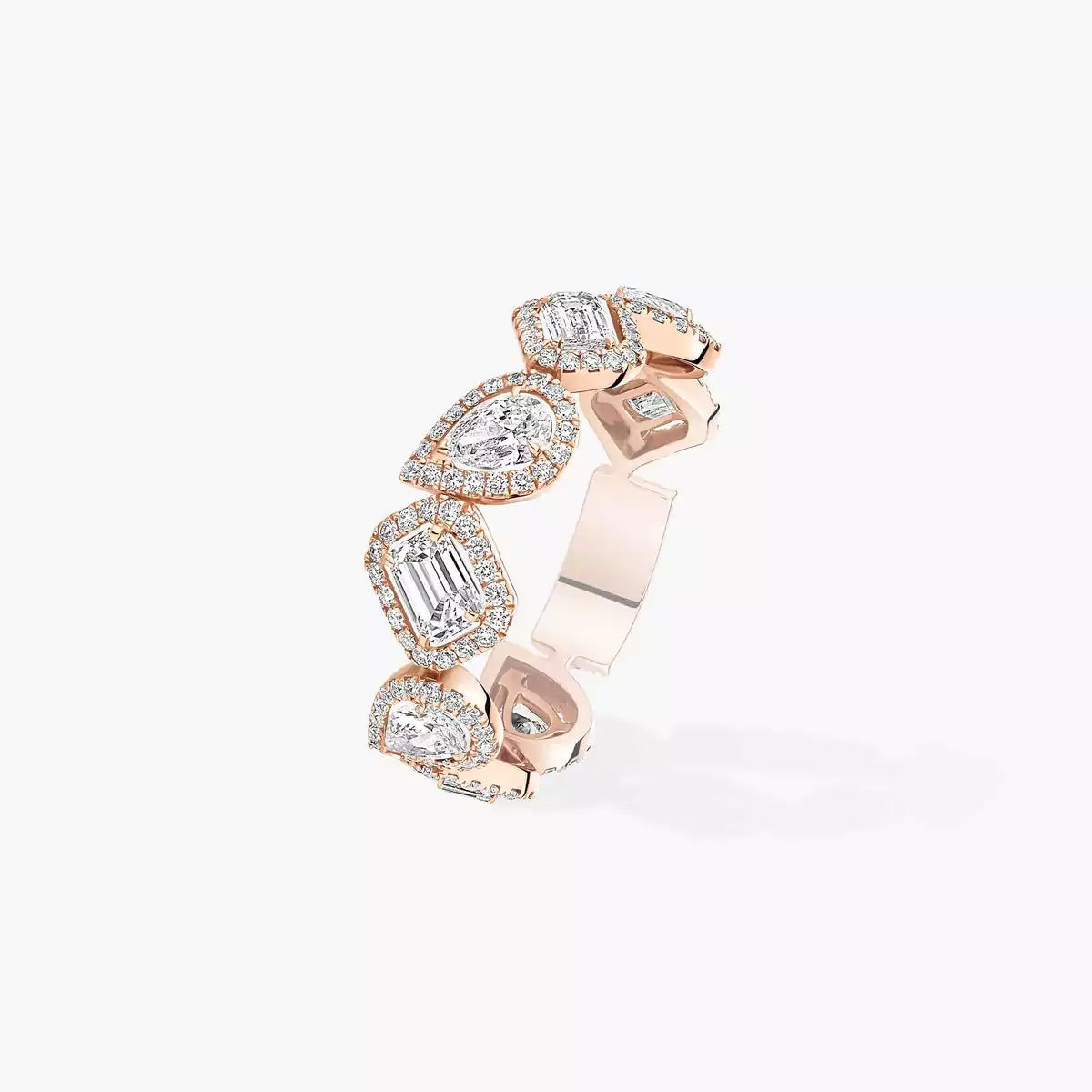 [ElanLuxe Jewelry]Diamond Wedding Ring My Twin
