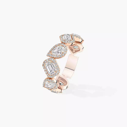 [ElanLuxe Jewelry]Diamond Wedding Ring My Twin
