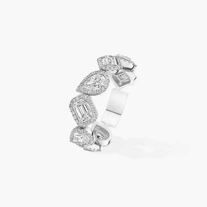 [ElanLuxe Jewelry]Diamond Wedding Ring My Twin