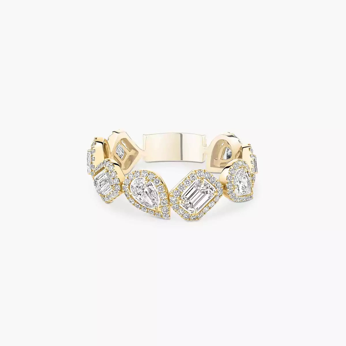 [ElanLuxe Jewelry]Diamond Wedding Ring My Twin