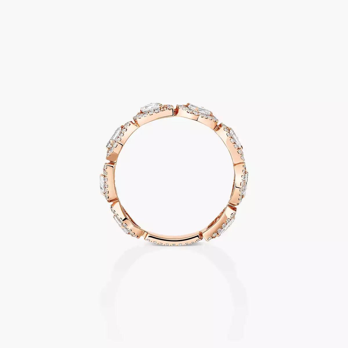 [ElanLuxe Jewelry]Diamond Wedding Ring My Twin