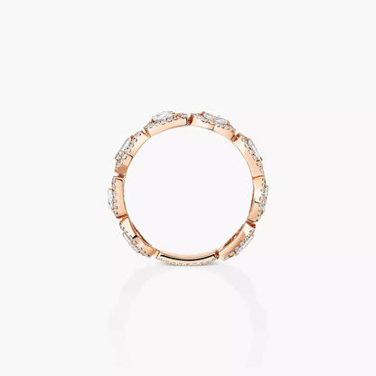 [ElanLuxe Jewelry]Diamond Wedding Ring My Twin