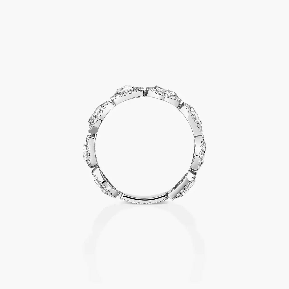 [ElanLuxe Jewelry]Diamond Wedding Ring My Twin