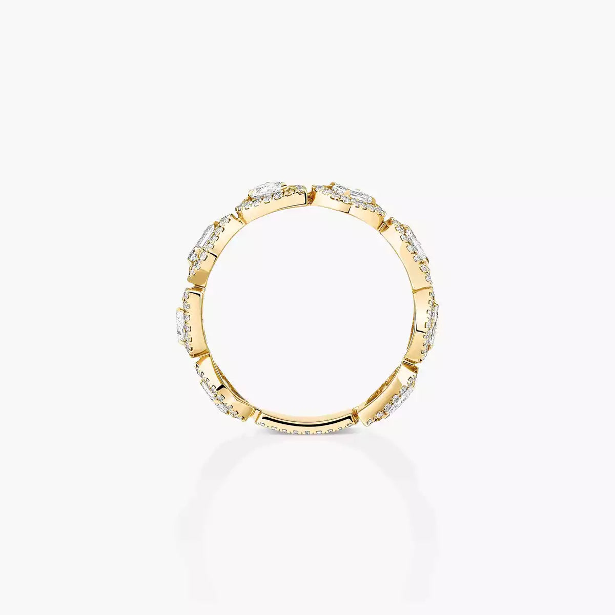 [ElanLuxe Jewelry]Diamond Wedding Ring My Twin