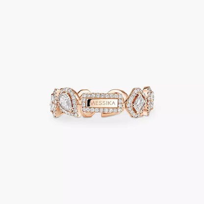 [ElanLuxe Jewelry]Diamond Wedding Ring My Twin