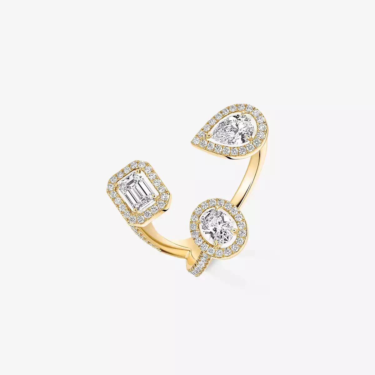 [[ElanLuxe Jewelry] Diamond Ring 0,25ct My Twin Trilogy