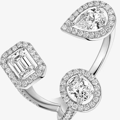 [[ElanLuxe Jewelry] Diamond Ring 0,25ct My Twin Trilogy