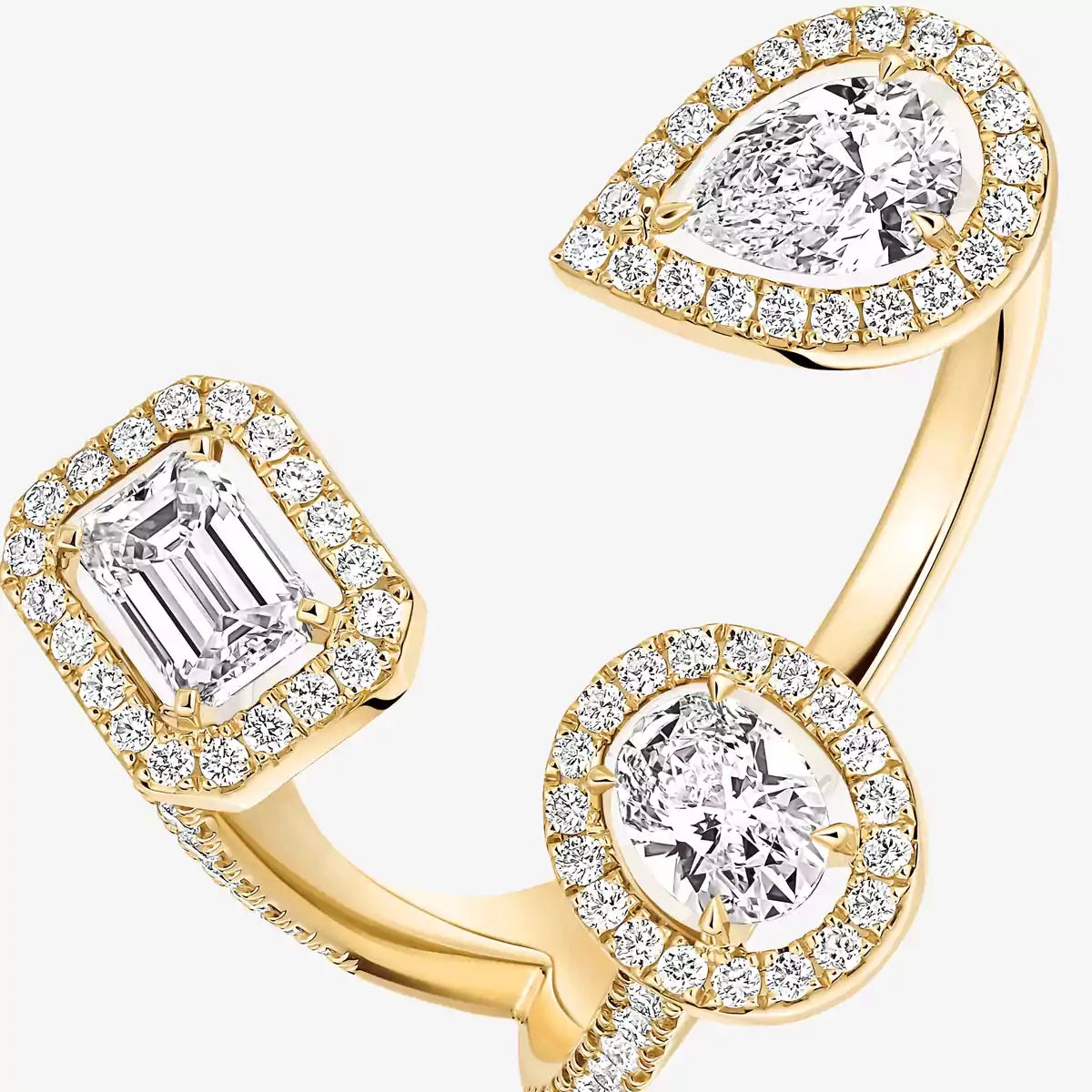 [[ElanLuxe Jewelry] Diamond Ring 0,25ct My Twin Trilogy