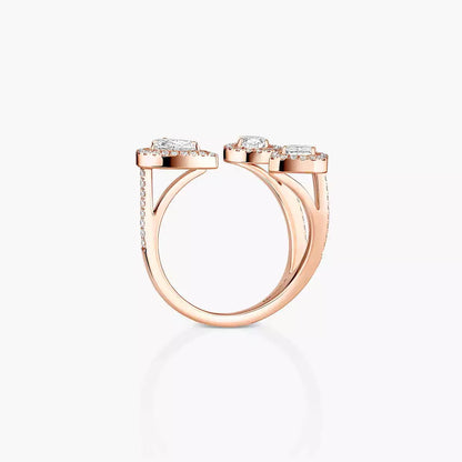 [[ElanLuxe Jewelry] Diamond Ring 0,25ct My Twin Trilogy