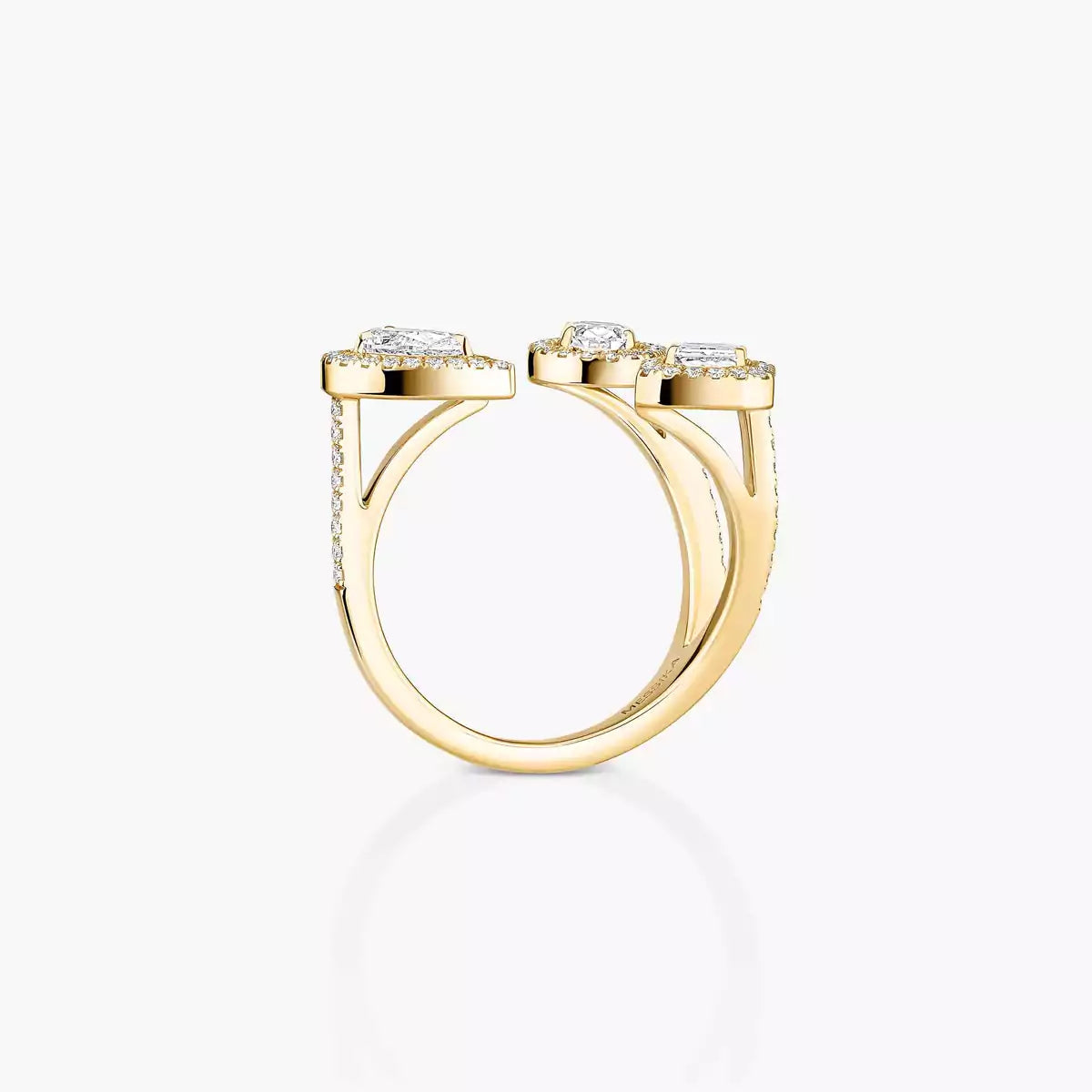 [[ElanLuxe Jewelry] Diamond Ring 0,25ct My Twin Trilogy