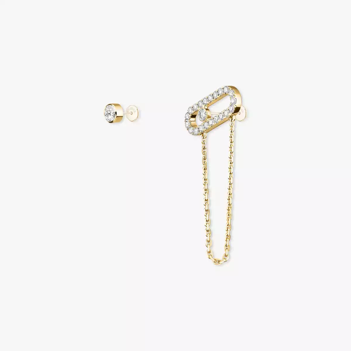 [ElanLuxe Jewelry]Move Uno Diamond Earrings