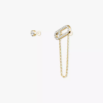 [ElanLuxe Jewelry]Move Uno Diamond Earrings