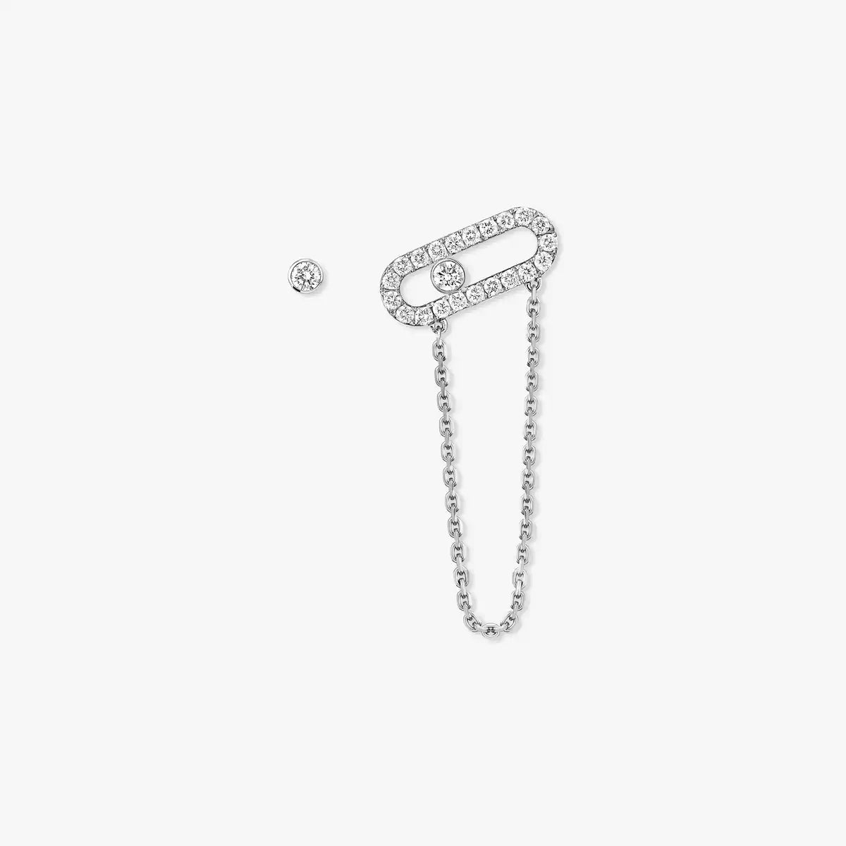 [ElanLuxe Jewelry]Move Uno Diamond Earrings