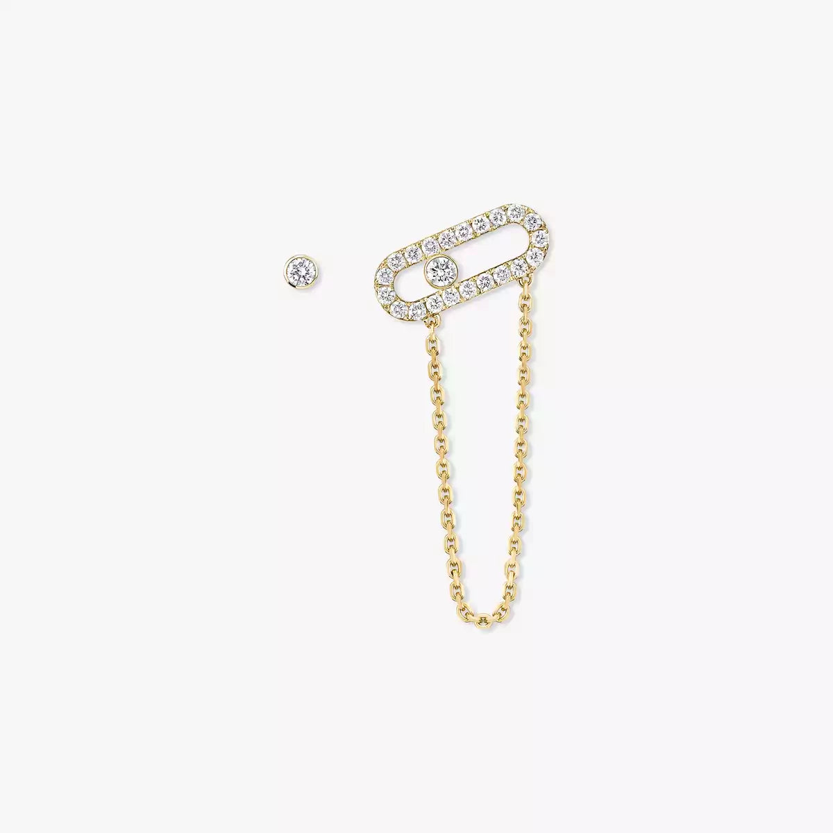 [ElanLuxe Jewelry]Move Uno Diamond Earrings