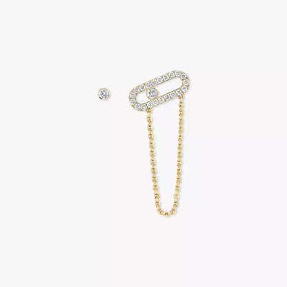 [ElanLuxe Jewelry]Move Uno Diamond Earrings