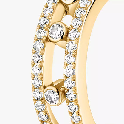 [ElanLuxe Jewelry]Diamond Pavé Hoop Earrings Move
