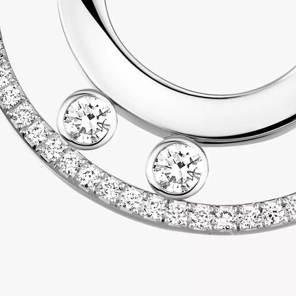 [ElanLuxe Jewelry]Move Romane Small Diamond Hoop Earrings