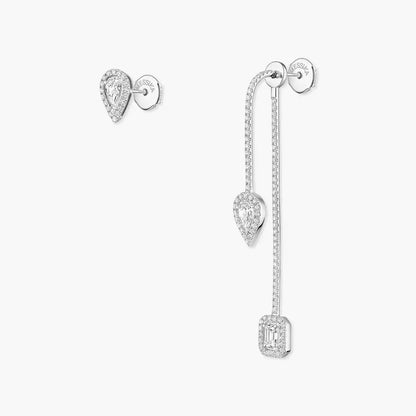 [ElanLuxe Jewelry]Diamond Drop Earrings My Twin