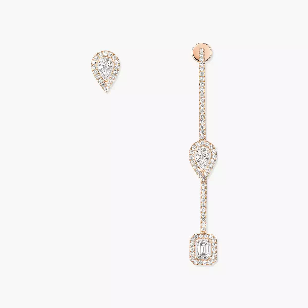 [ElanLuxe Jewelry]Diamond Drop Earrings My Twin