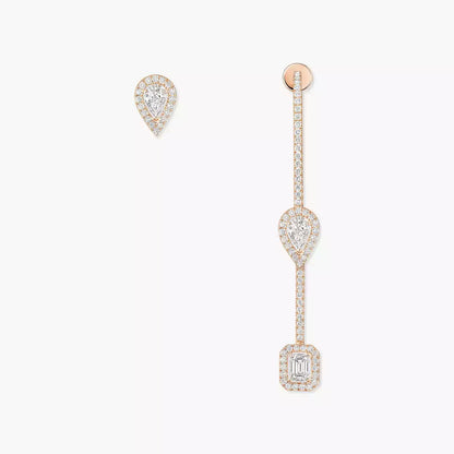 [ElanLuxe Jewelry]Diamond Drop Earrings My Twin