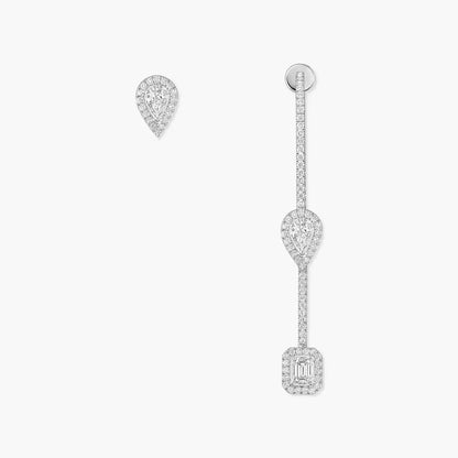 [ElanLuxe Jewelry]Diamond Drop Earrings My Twin