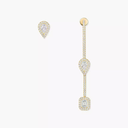[ElanLuxe Jewelry]Diamond Drop Earrings My Twin