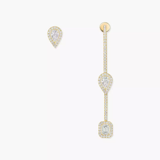 [ElanLuxe Jewelry]Diamond Drop Earrings My Twin
