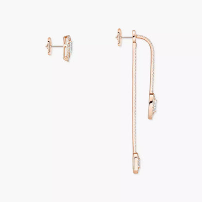 [ElanLuxe Jewelry]Diamond Drop Earrings My Twin