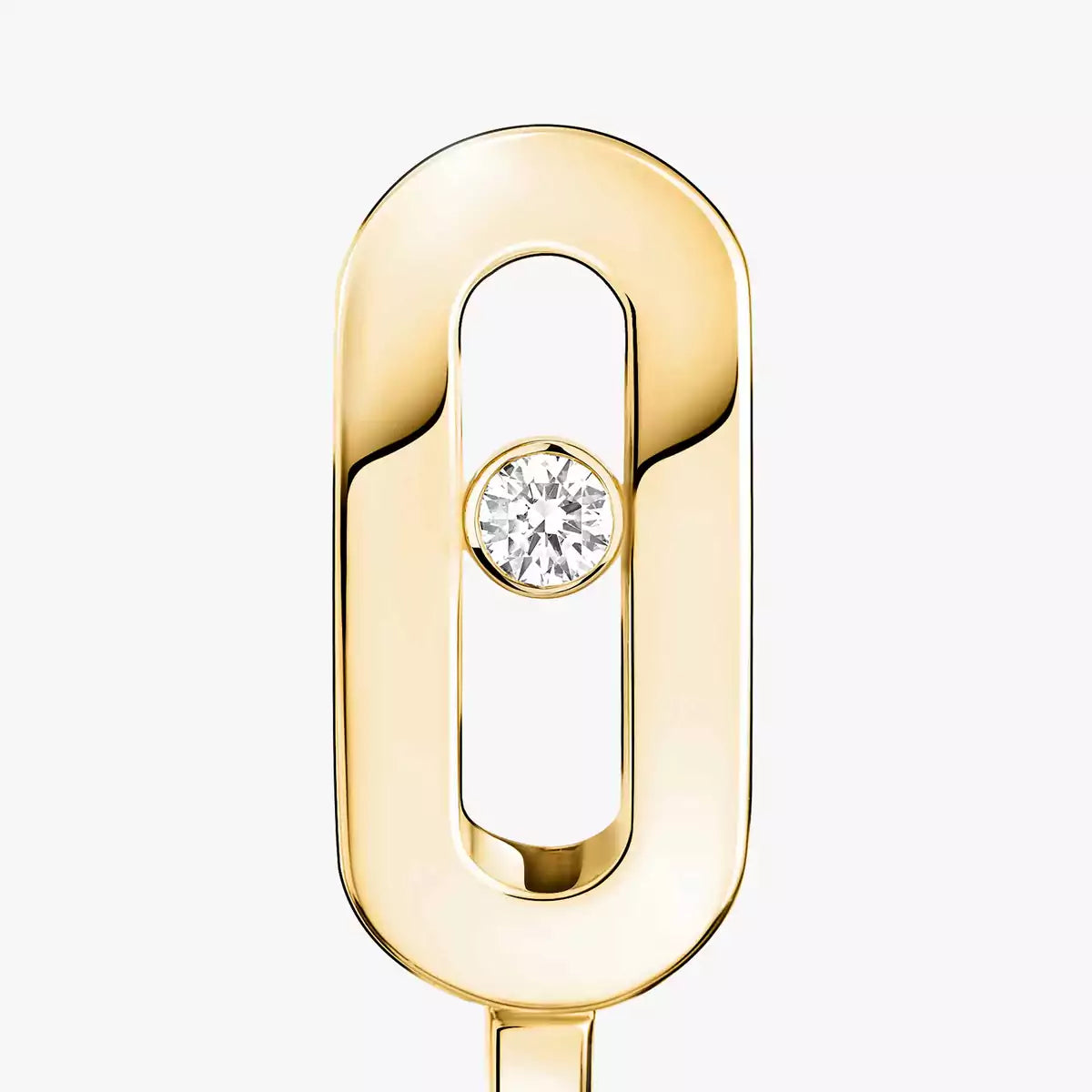 [ElanLuxe Jewelry]Diamond Mini Hoop Earrings Move Classique