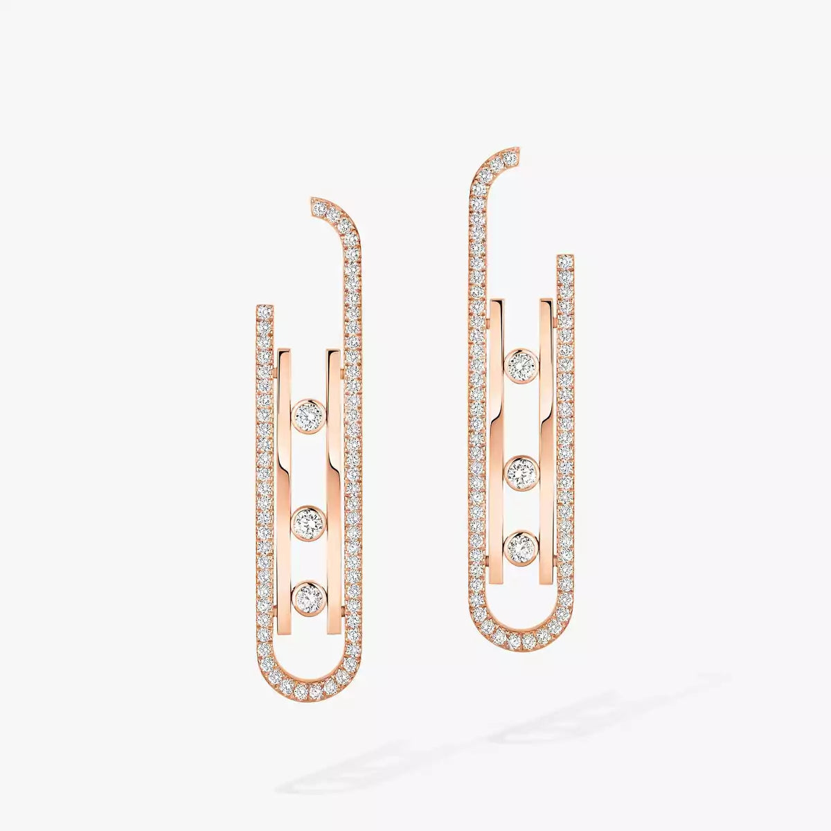 [ElanLuxe Jewelry]Diamond Pendant Earrings Move 10Th