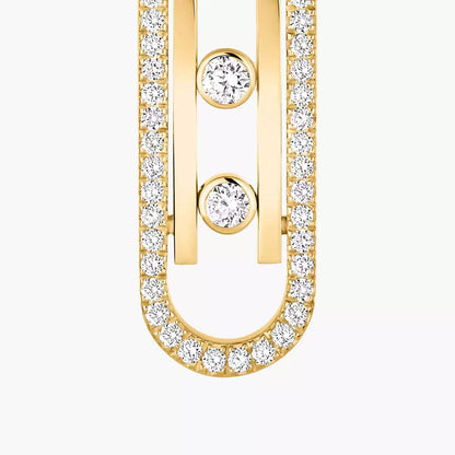 [ElanLuxe Jewelry]Diamond Pendant Earrings Move 10Th