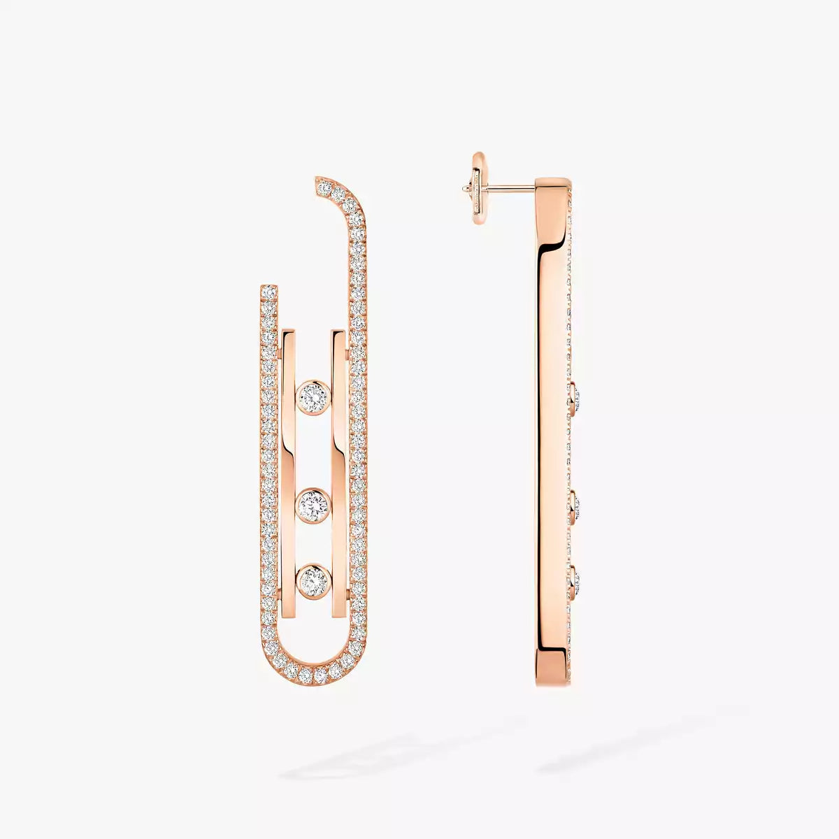 [ElanLuxe Jewelry]Diamond Pendant Earrings Move 10Th