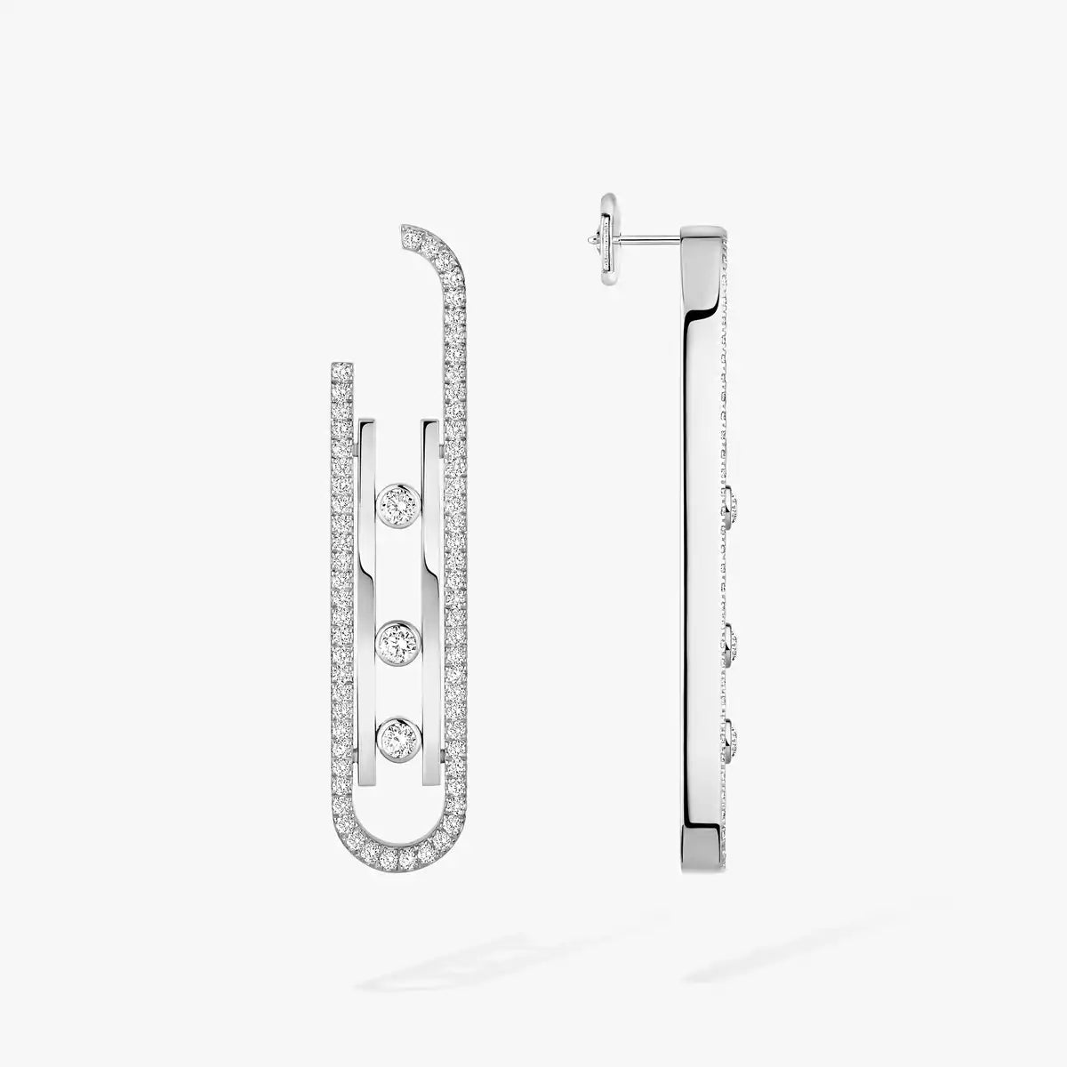 [ElanLuxe Jewelry]Diamond Pendant Earrings Move 10Th